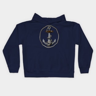 Anchor With Rope Kids Hoodie